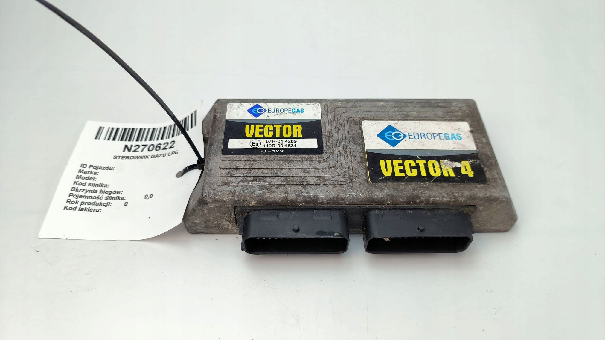 Bedienteil Gas LPG 67R-014289 VECTOR 4