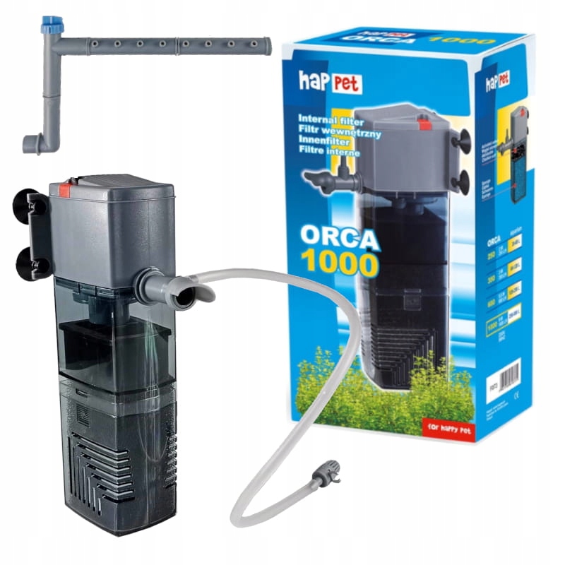 Happet Vnitřní mechanický filtr pro akvárium Orca 1000 Dešťová sprcha