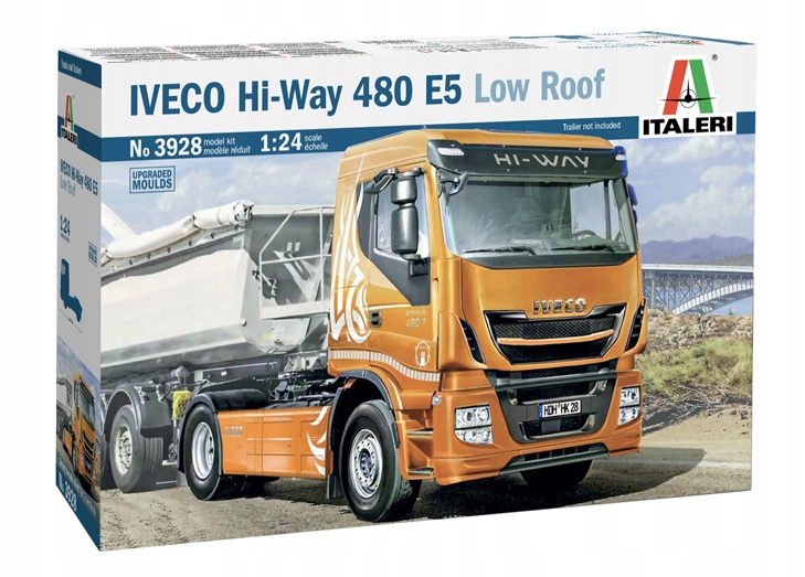 1:24 Model nákladního vozu Iveco Hi-Way 480 E5 Low Roof