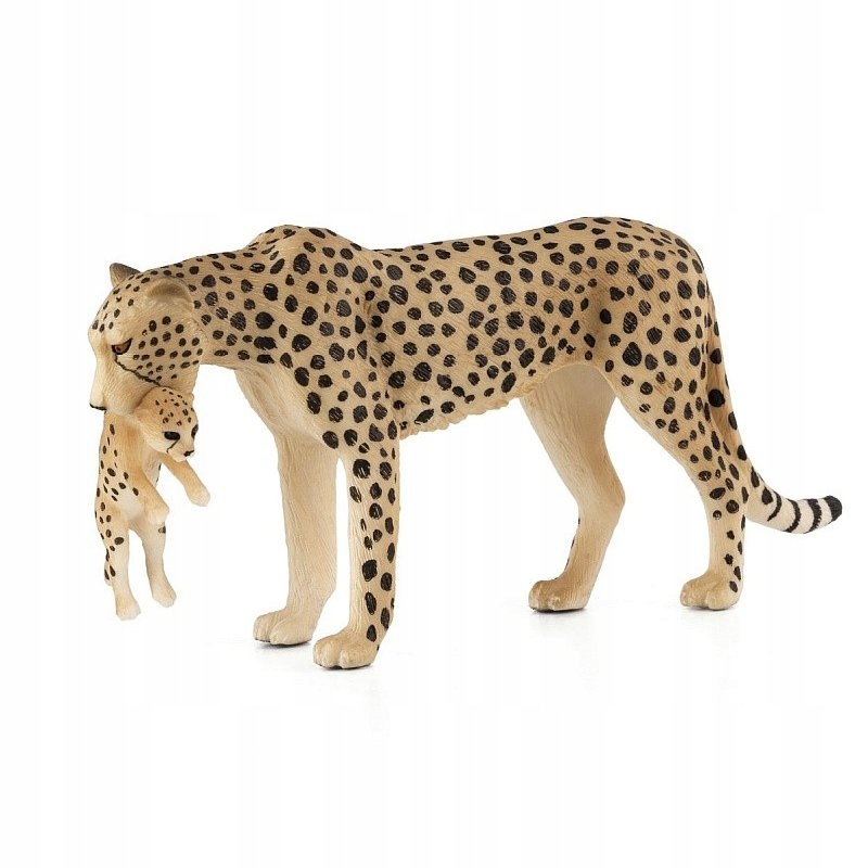 

Mojo 387167 Gepard grzywiasty samica z młodym