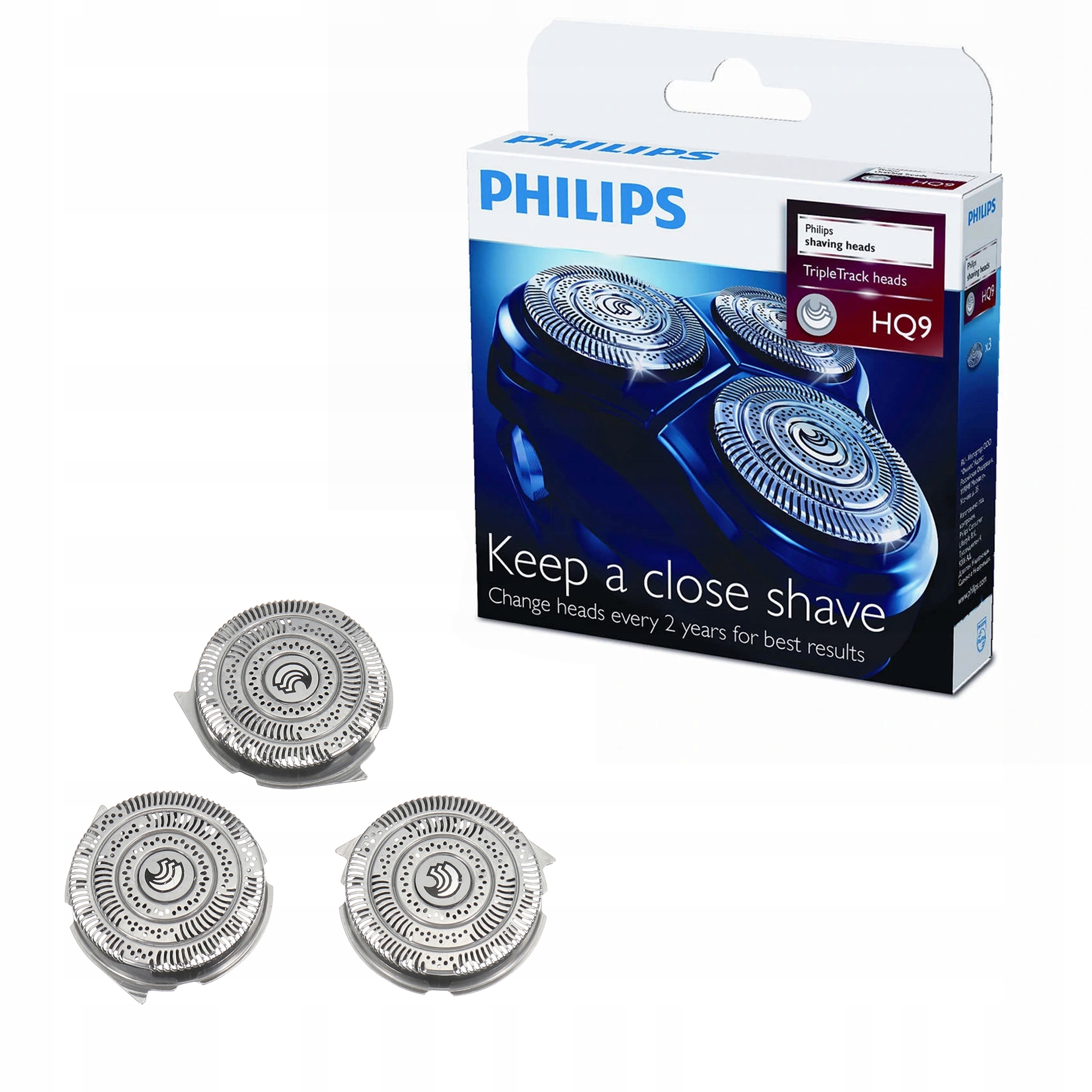

Philips Głowice golące Ostrza HQ9 /oryginał 3szt.