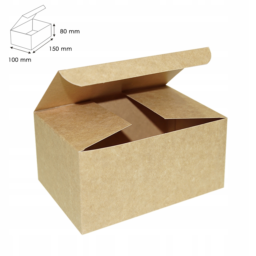 

Pudełka na kurczaka Eko małe 15x10x8 cm 25 szt.