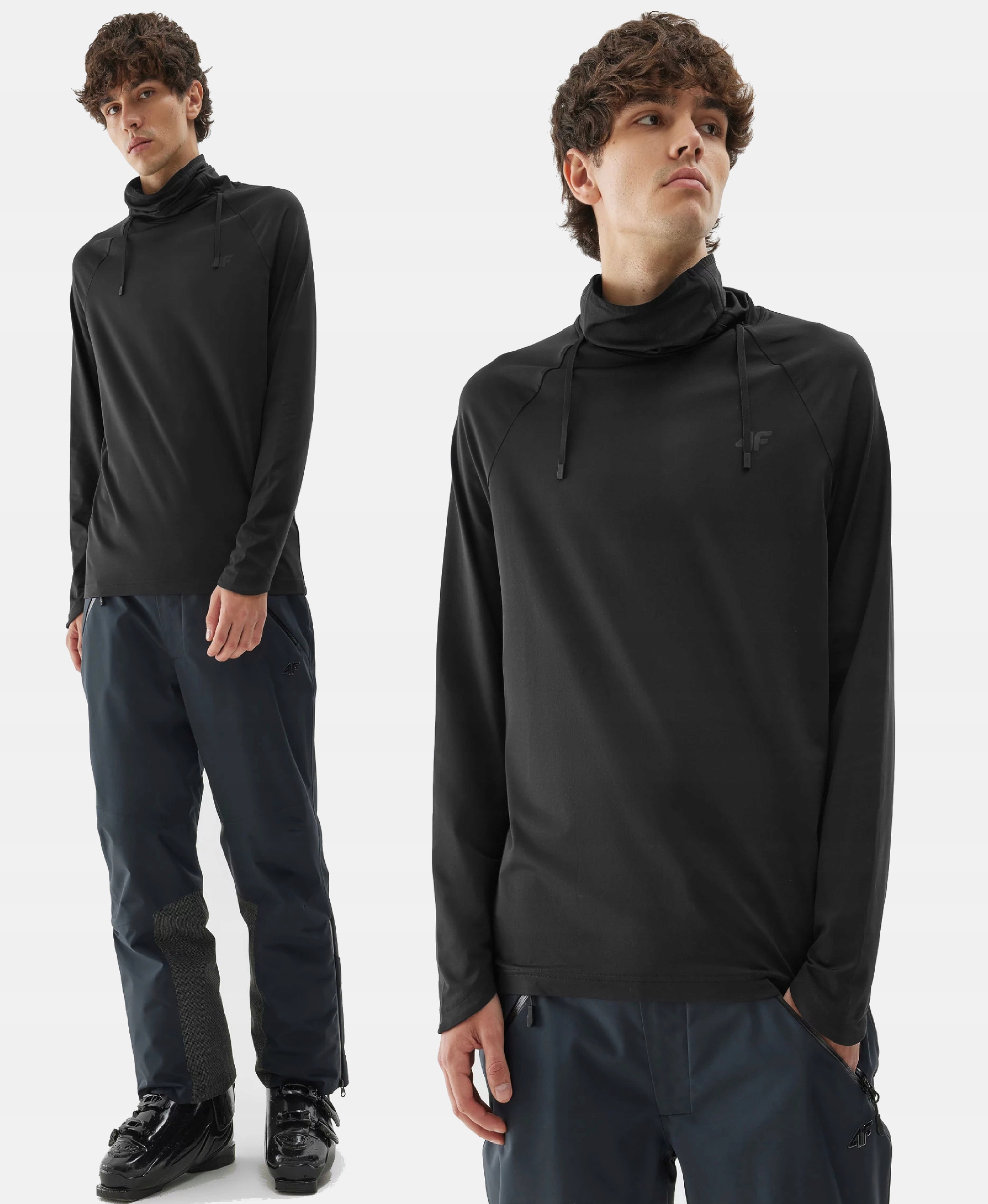 Termoaktivní Spodní Prádlo 4F Pánská Mikina Horní Část UBRUM037 3XL