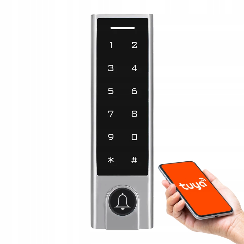 Force kódová klávesnice pro brány KP-1CH-S-WIFI, Tuya, Šifrovač, Karty Rfid