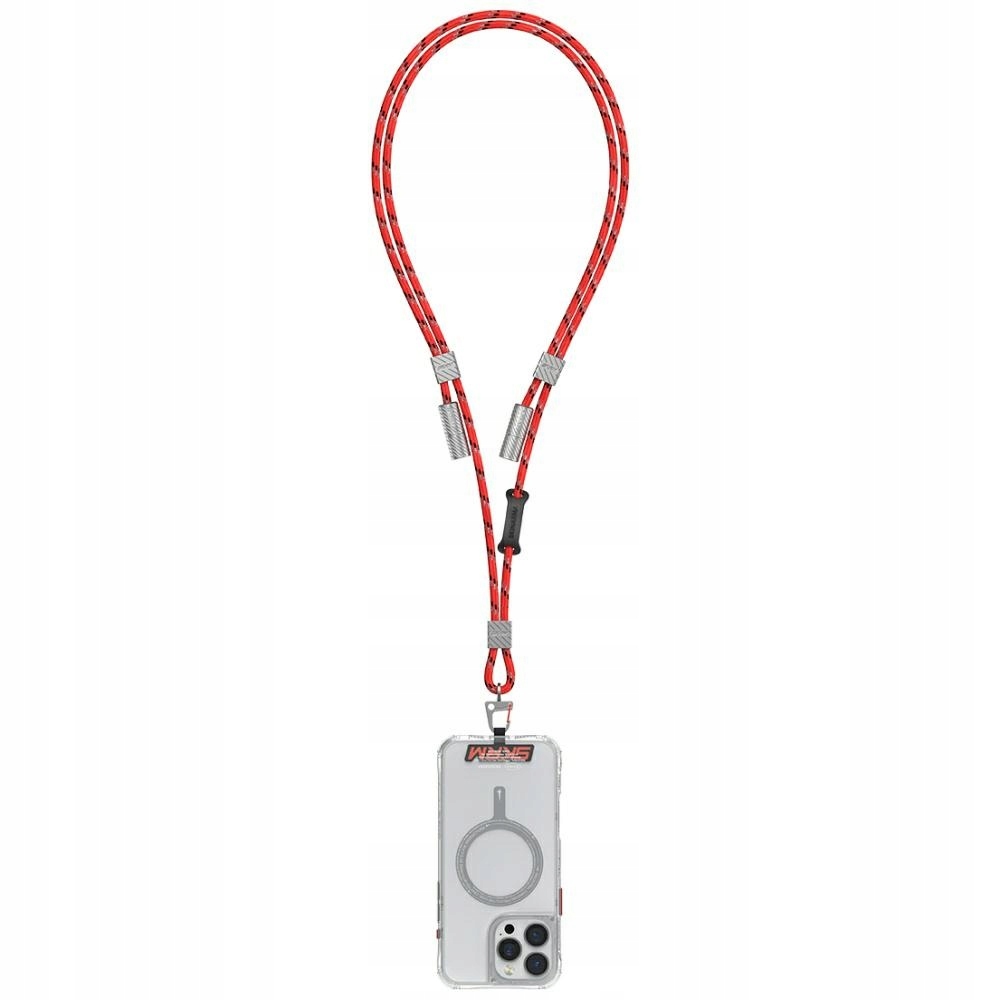 Univerzální kabelové vodítko pro telefon 2v1 Skinarma Dyno Ve Usb-c/usb-c červené