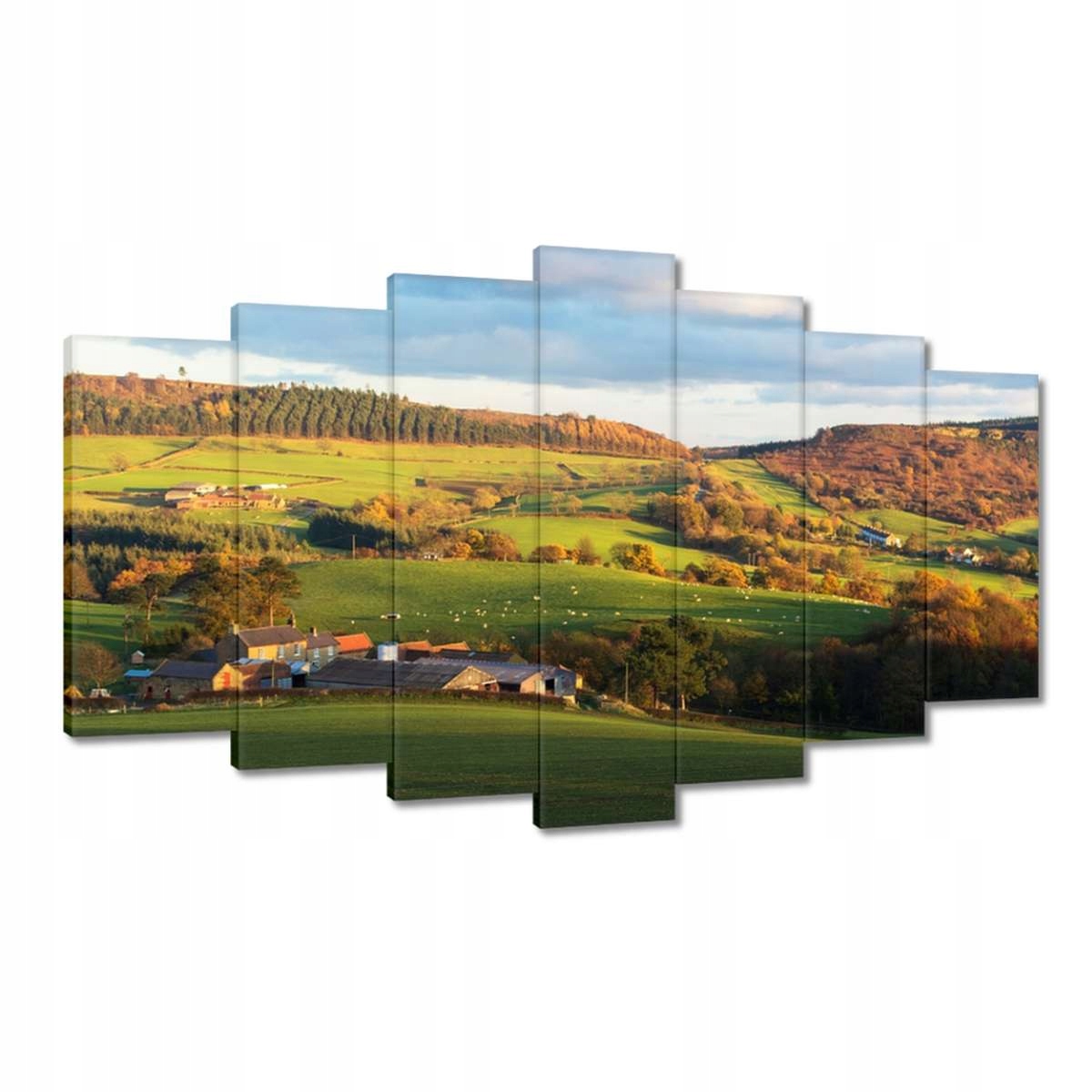 Obrazy 140x80 Horská dolina