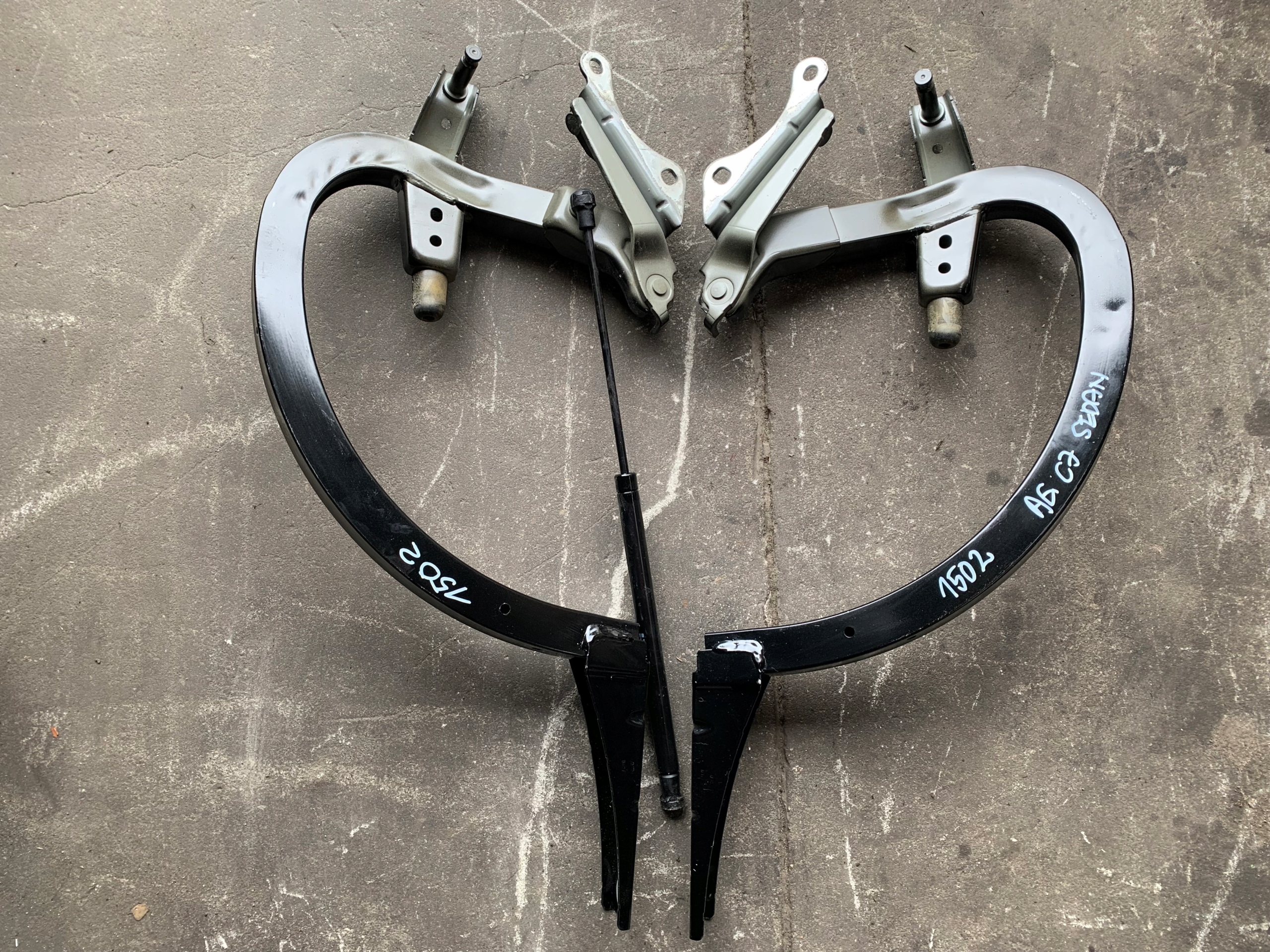 AUDI A6 C7 РЕСТАЙЛИНГ СЕДАН ПЕТЛИ КРЫШКИ ЗАД. КОМПЛЕКТ