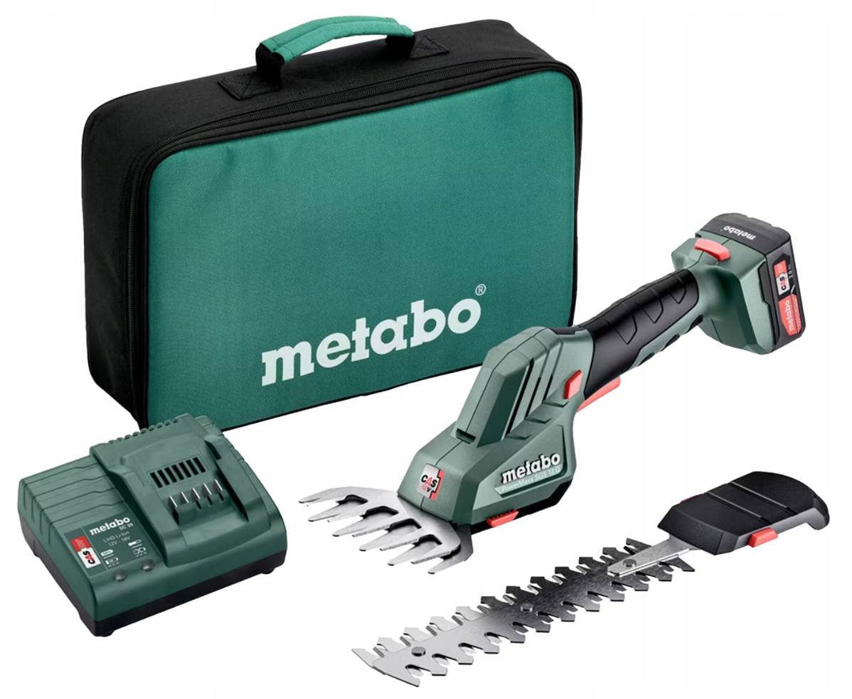 Nożyce do krzewów i trawy Metabo PowerMaxx SGS12Q 12V 2,0 Ah