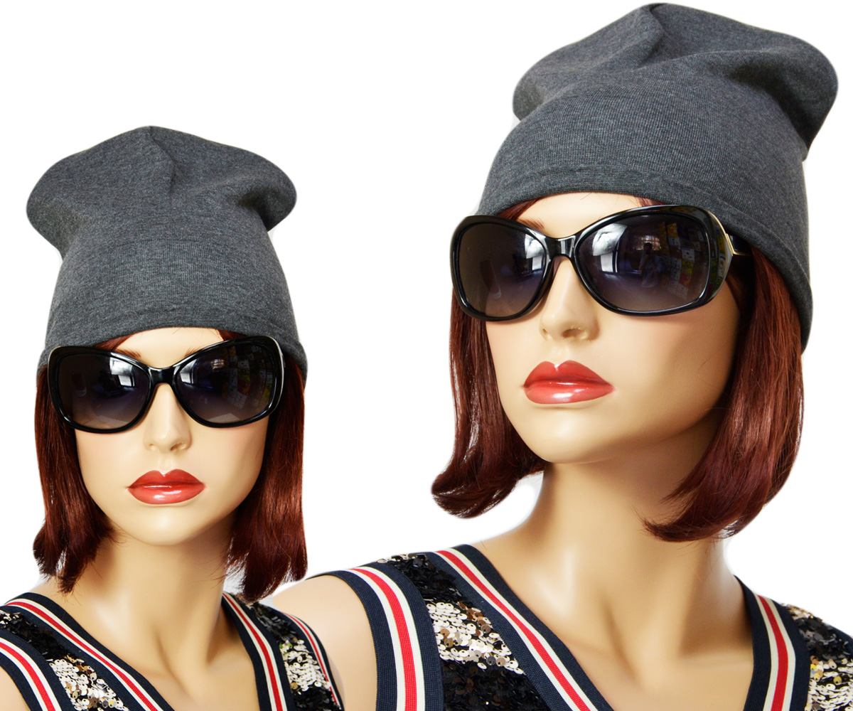 

Czapka Damska Beanie Uniwersalna Jednowarstwowa