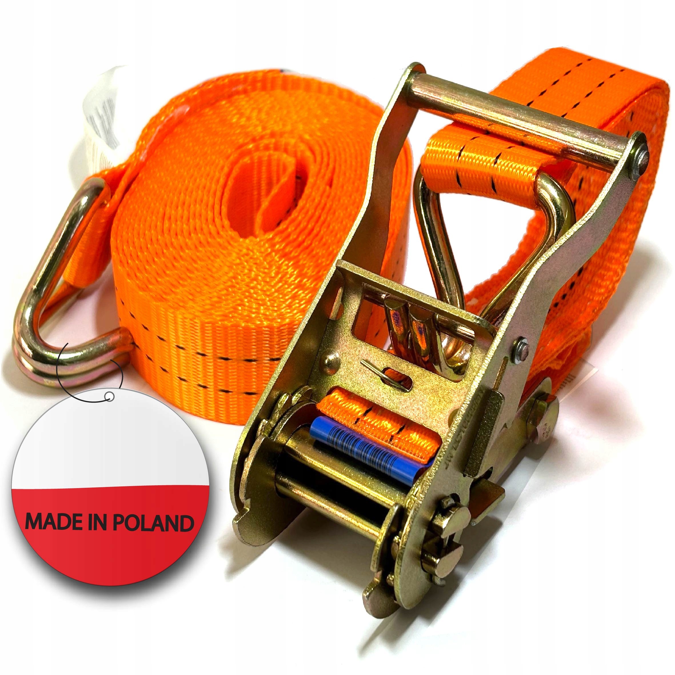 Pas Transportowy 4M 35MM 2T pasy transportowe mocujące Komplet napinacz Pl