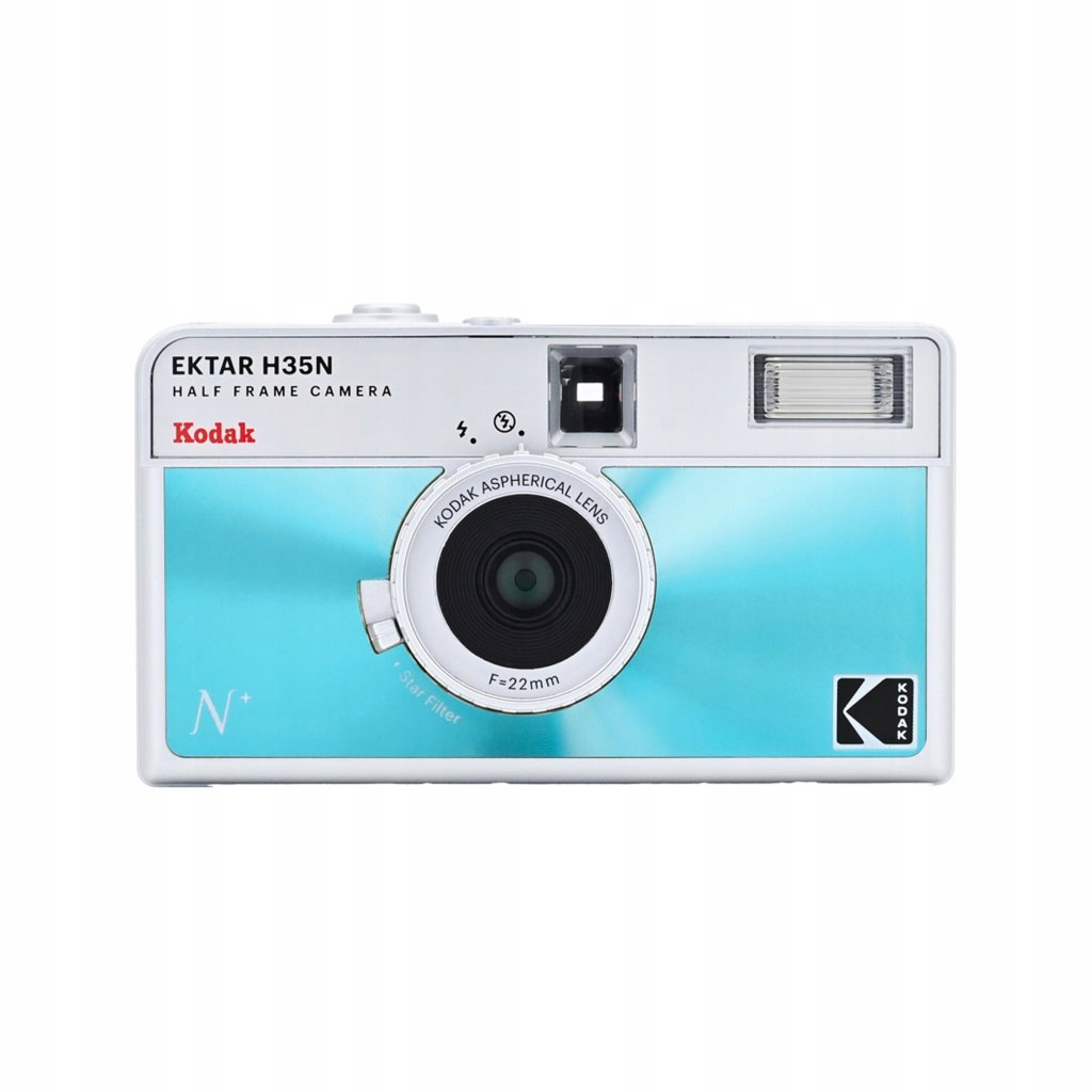Kodak Ektar H35N Half Frame Film Camera Glazed Blue