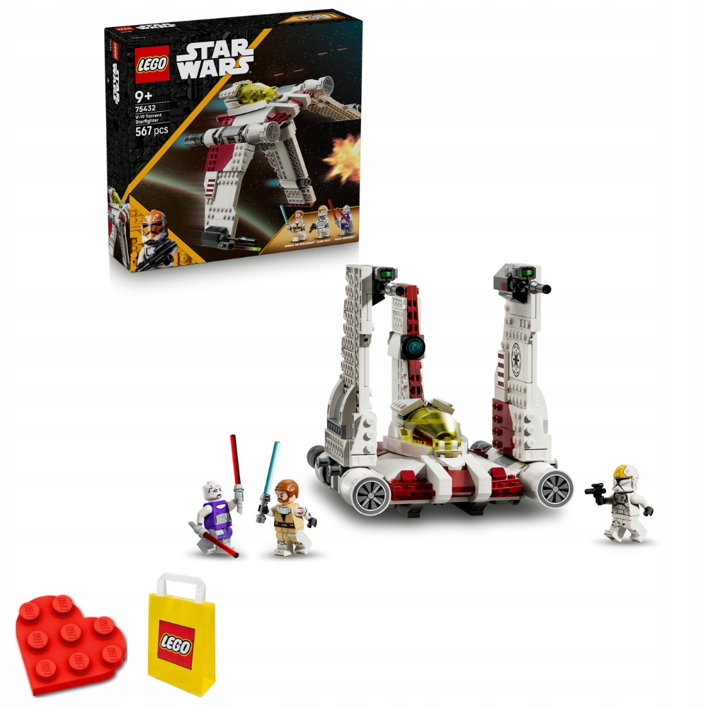 Lego Star Wars Stíhačka V-19 Torrent pro děti 75432