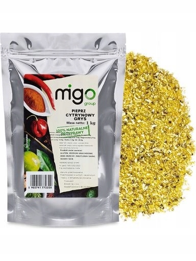 3x MIGOgroup, Citronový pepř Grys (1 kg) – MIGOgroup
