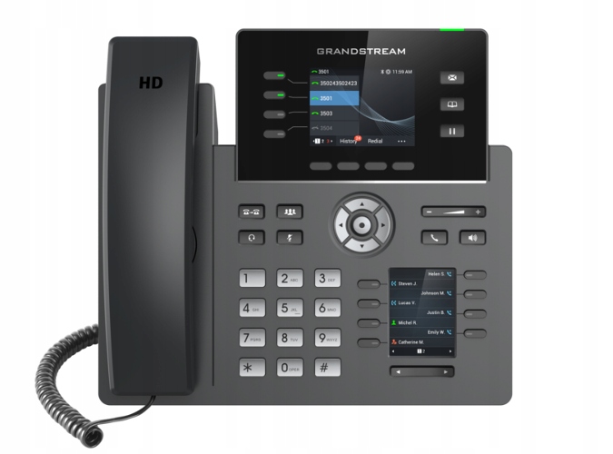 Kabelový VoIP telefon Grandstream GRP2614 Hd 2 LCD Obrazovky, 4 Sip Účty