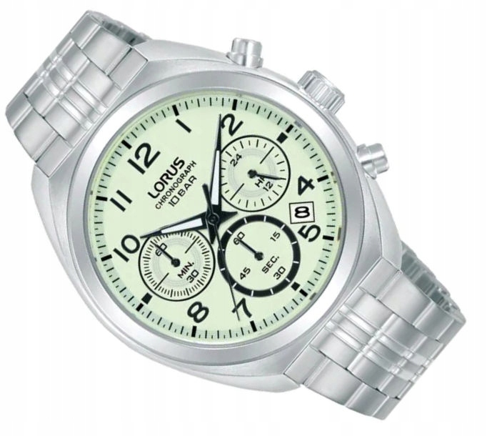 Pánské Vodotěsné Klasické Hodinky Lorus Chronograf RT393KX9 100M