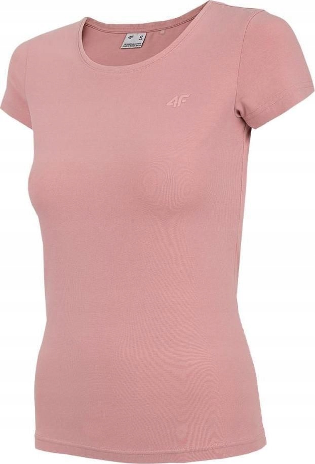 

Koszulka Damska T-shirt 4F H4L22 TSD350 Jasny Róż