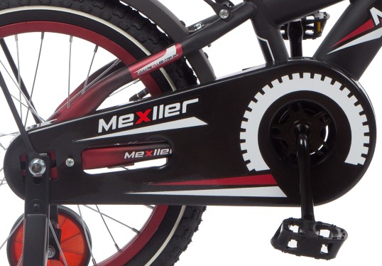 BMX Mexller Rower Dziecięcy Rowerek 16 cali + Prowadnik + kółka boczne Kolor niebieski