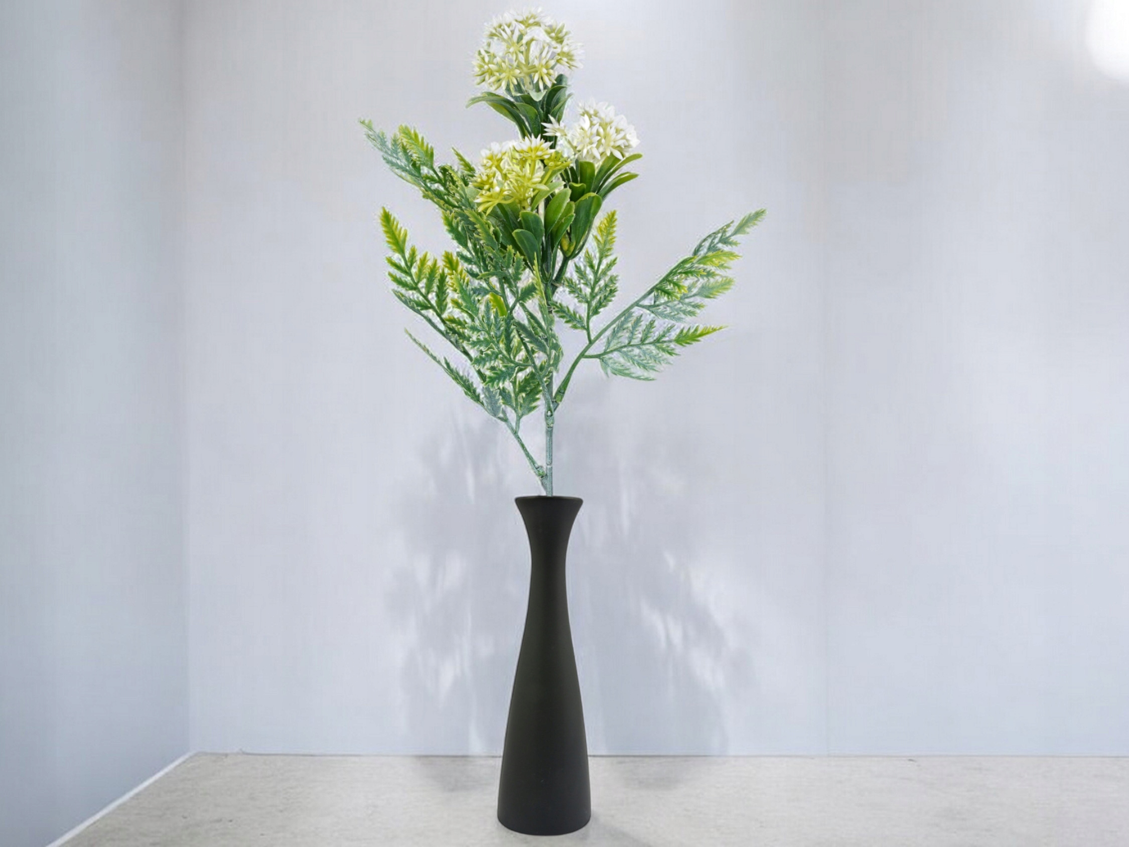 SZTUCZNA GAŁĄZKA ZIELONA DO STROIKÓW PIK 54cm SZTUCZNE LIŚCIE STROIK BIAŁY Typ inny