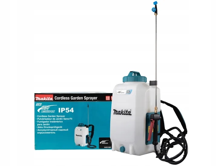 Akumulátorový postřikovač 18V Batohový 15 l DUS158Z Makita (body)