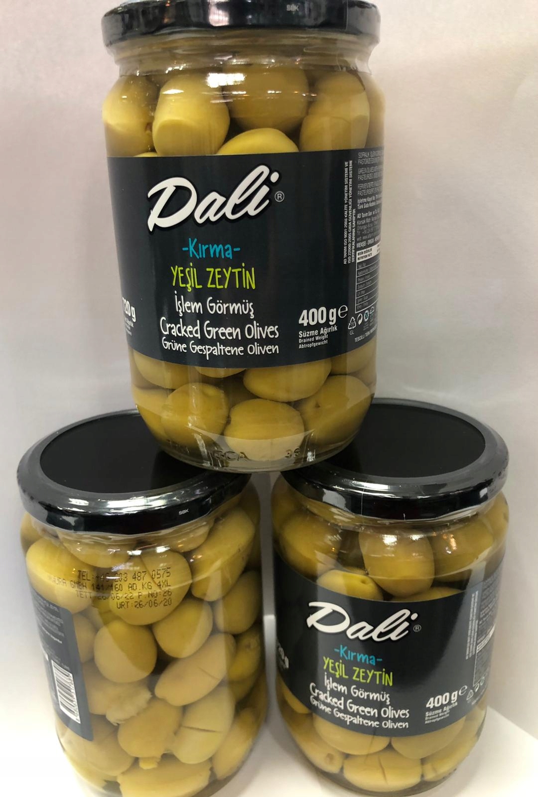 Oliwki zielone z pestkami w wodzie 1200 gr