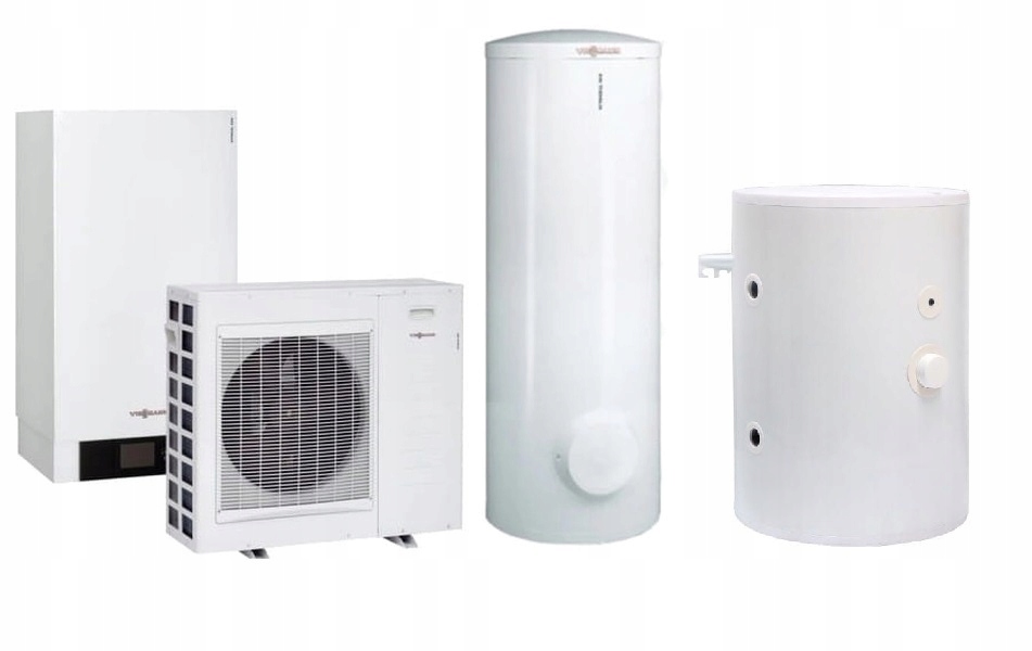 Viessmann Pompa Ciepła Vitocal 100-S B08+zasobnik cw 300l i bufor coZ023809