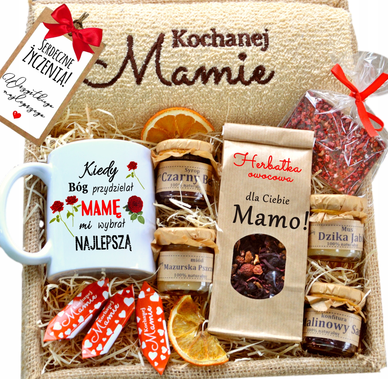 

Duży dla Mamy Taty urodziny imieniny miód