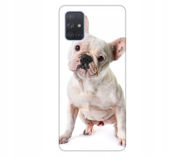 

Etui wzory do Samsung Galaxy A71 Pies buldog franc