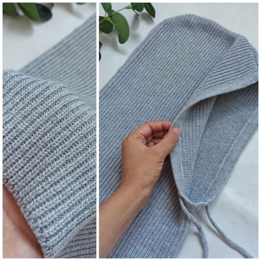 KAPTUR KOMIN DZIANINOWY BEŻOWY Marka inna