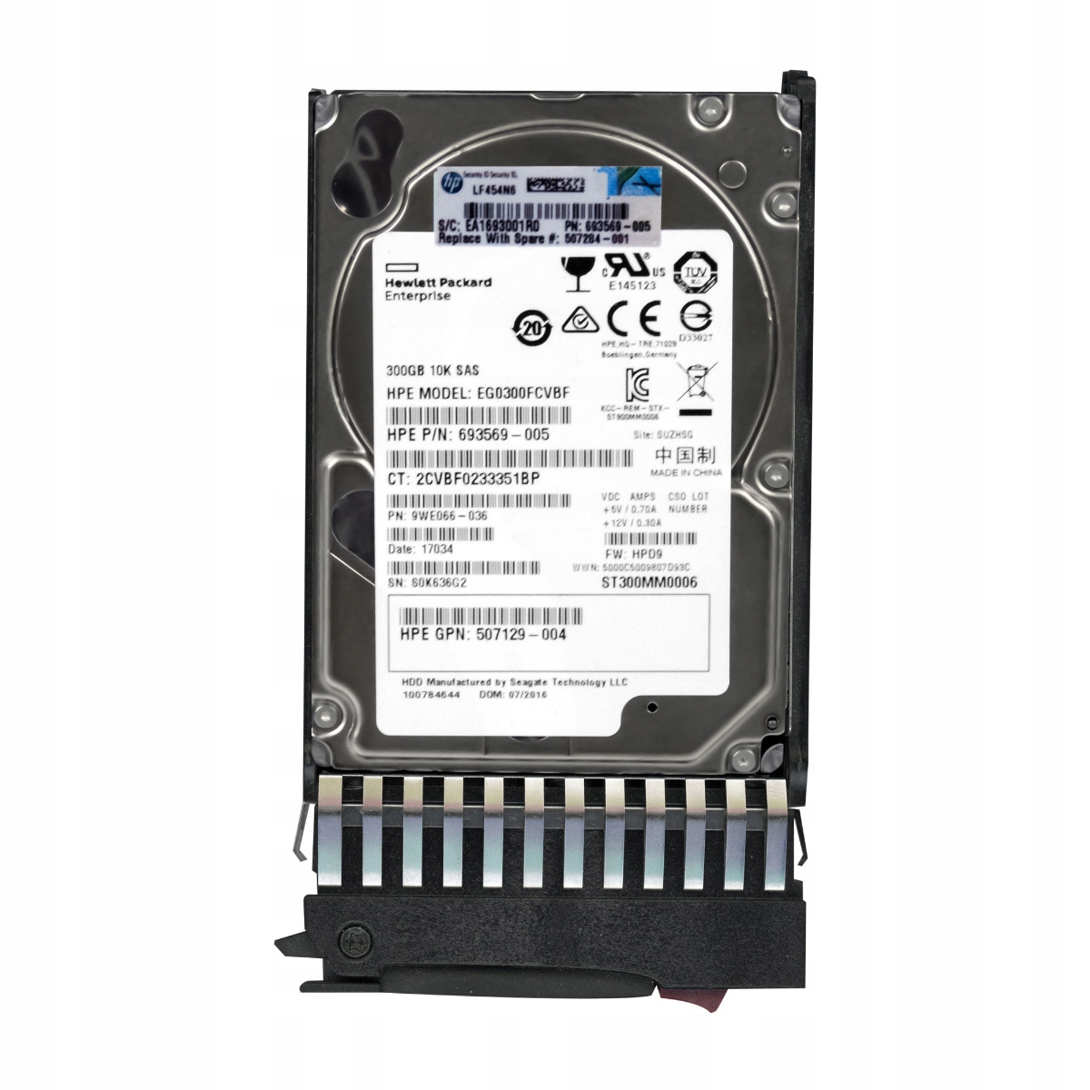

Hp EG0300FCVBF 300GB 10K SAS-2 2.5'' 693569-005