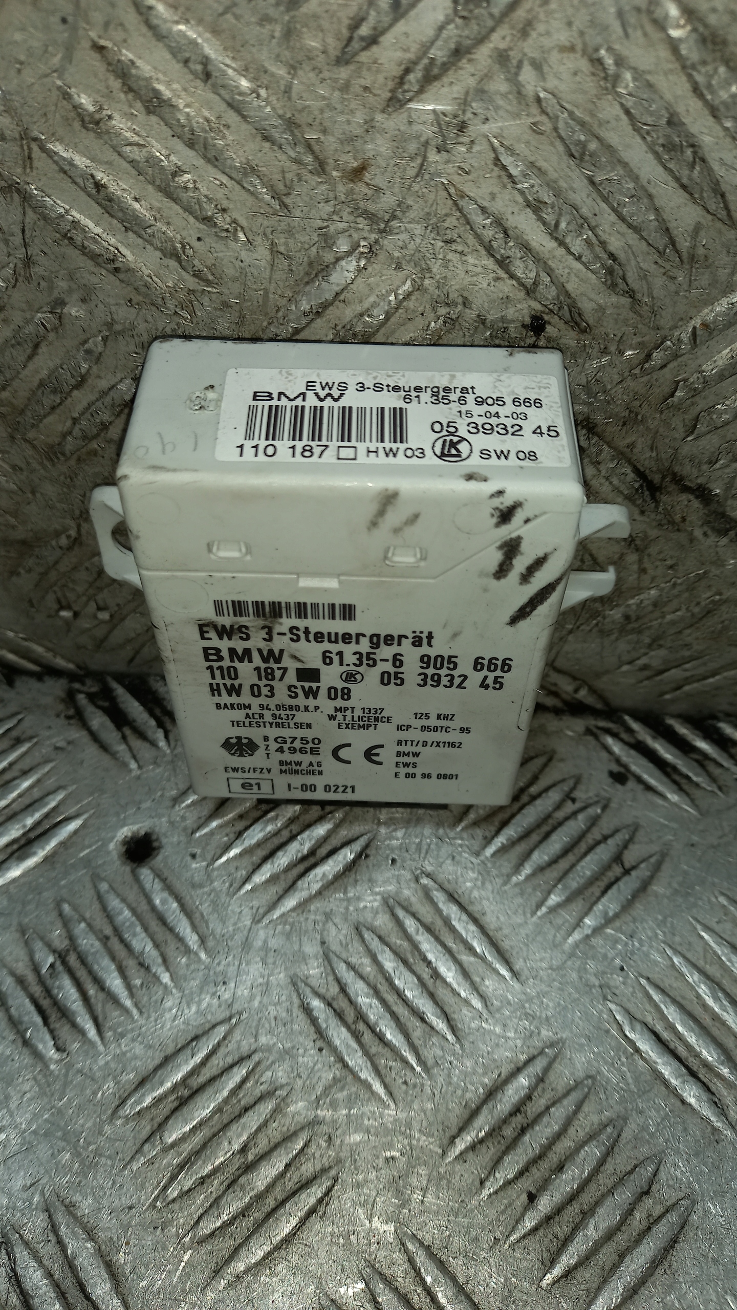 modulo STERWONIK EWS MINI ONE 61.35-6 905 666 BMW