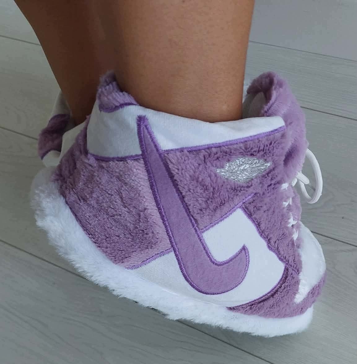 Plyšové Pantofle~Vysoké~ONE Size 35–45 – Zateplené~Gumová podrážka~Unisex