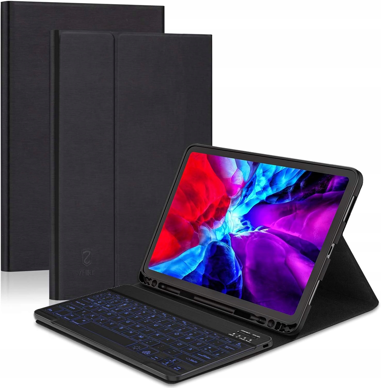 Pouzdro S Qwerty Klávesnicí Pro Ipad 11 Pro, Podsvícené Tlačítka