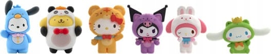 Sada 12 figurek ze série „Sanrio Forest Friends“ – Hello Kitty a kamarád