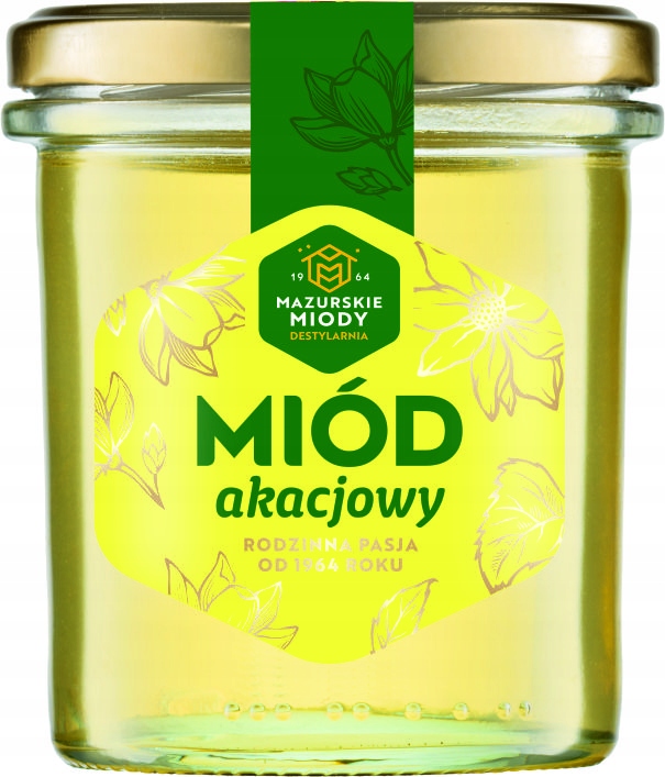 Levně 2x Mazurskie Miody Akátový med 400 g