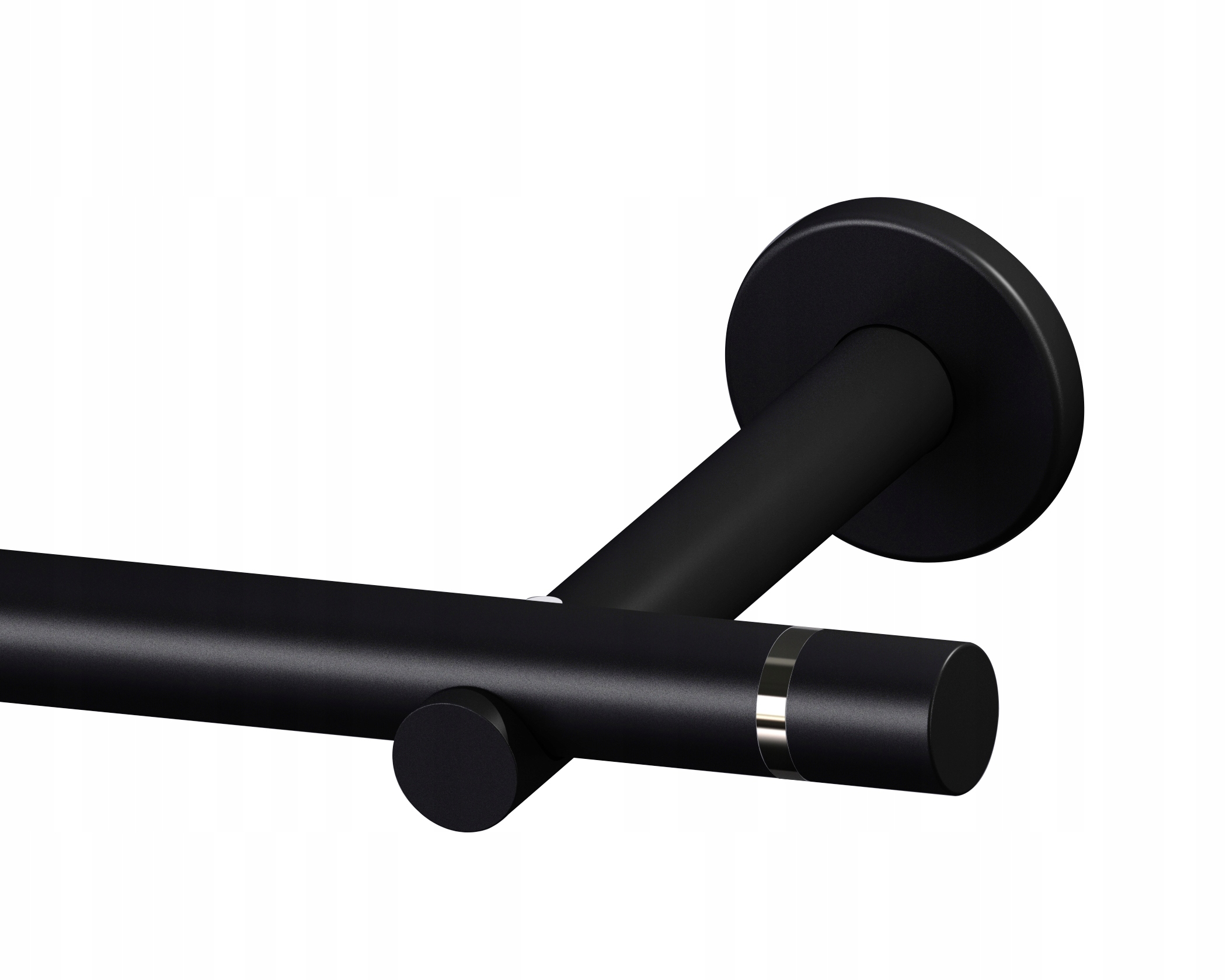 

Karnisz Pojedynczy 200 CM Fi 19MM Czarny/biały