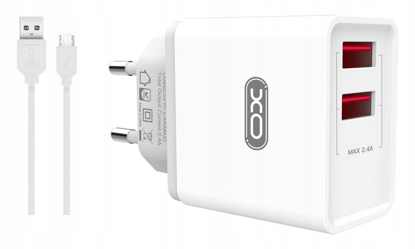 

Ładowarka sieciowa z kablem Micro Usb Smart Chip