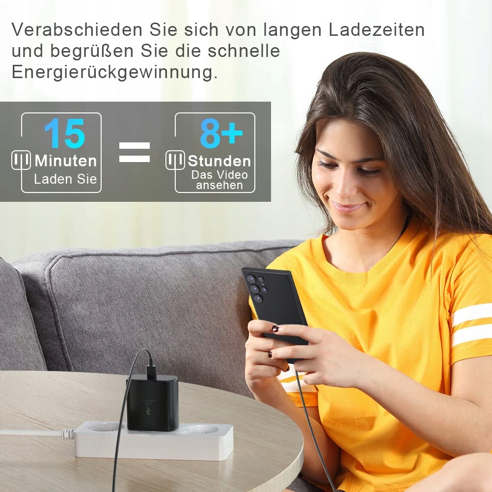 BENSN Ładowarka 45W Do Android Telefony Galaxy Szybkie Ładowanie — miniatura 6