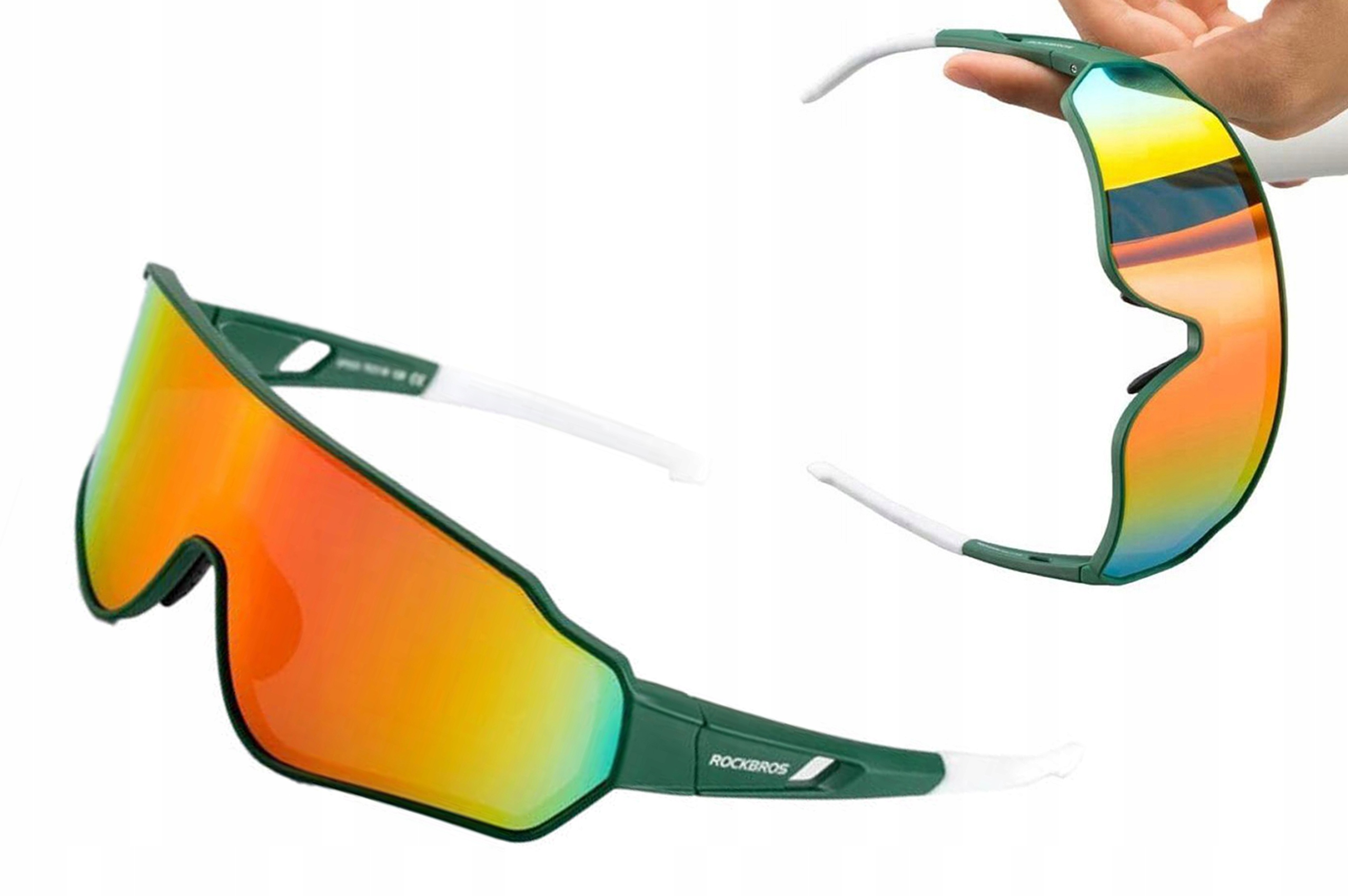 Przeciwsłoneczne Sportowe Okulary Rowerowe Polaryzacyjne Uv 400 Rockbros