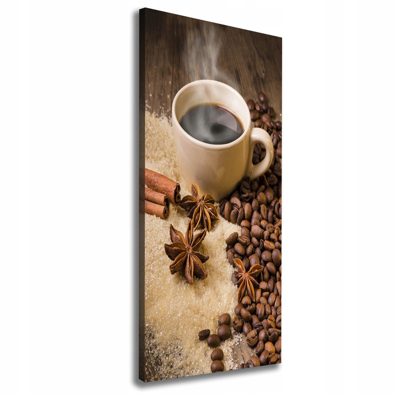 

Foto obraz na płótnie Filiżanka kawy 50x125 cm