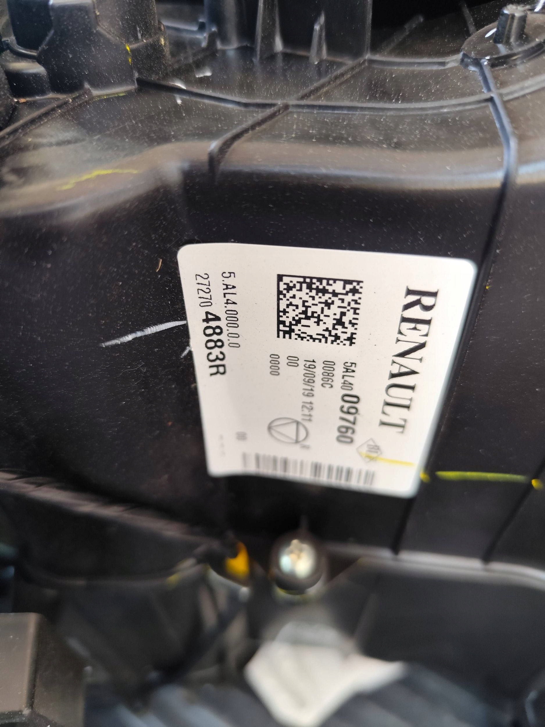 RENAULT CLIO V heater complete 272704883R