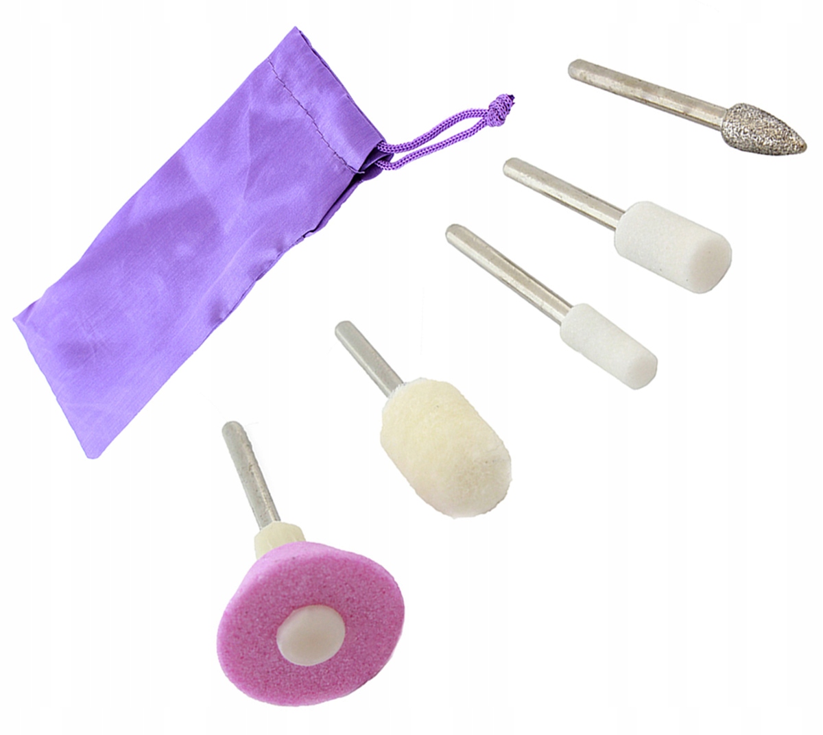 FREZARKA DO PAZNOKCI MANICURE PEDICURE 2x BATERIA AA ZESTAW 5 FREZÓW AG131F Model AG131F