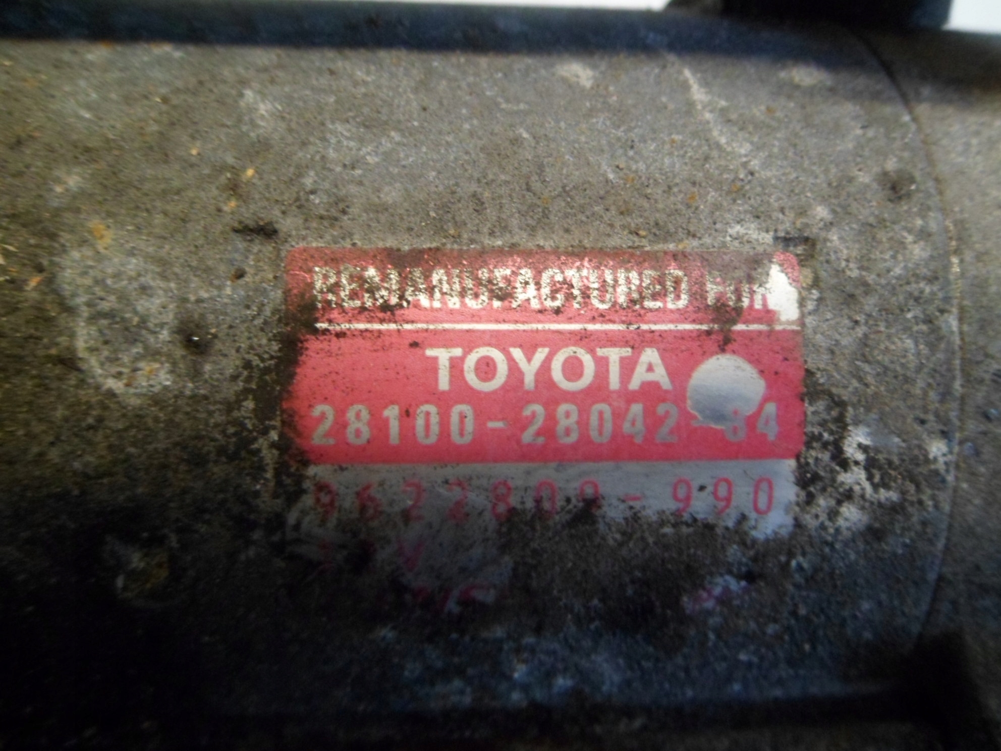 TOYOTA LEXUS 2.0 starter 28100-28042