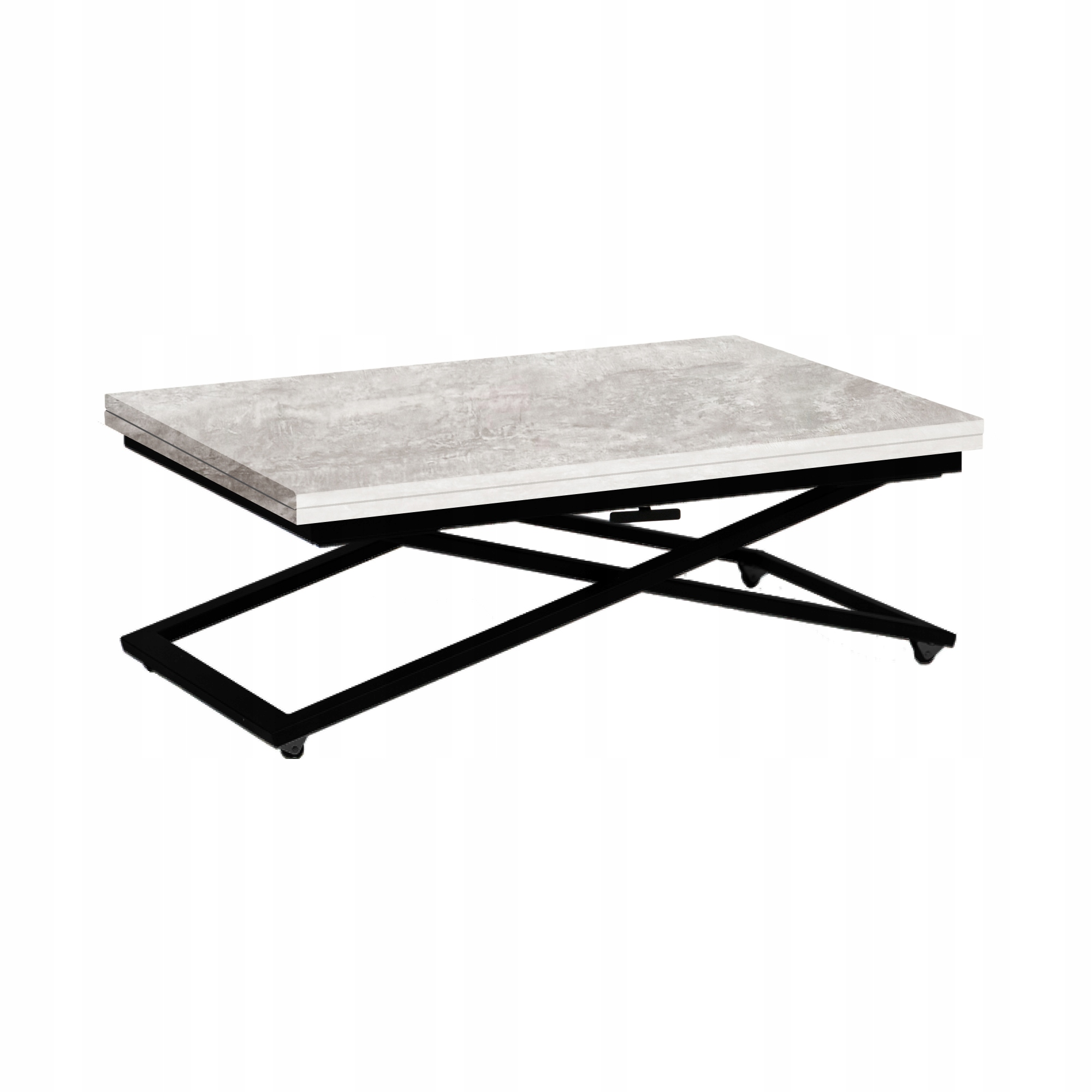 Stolik kawowy Ława rozkładana podnoszona Loft 120x91x75cm beton Ławostół