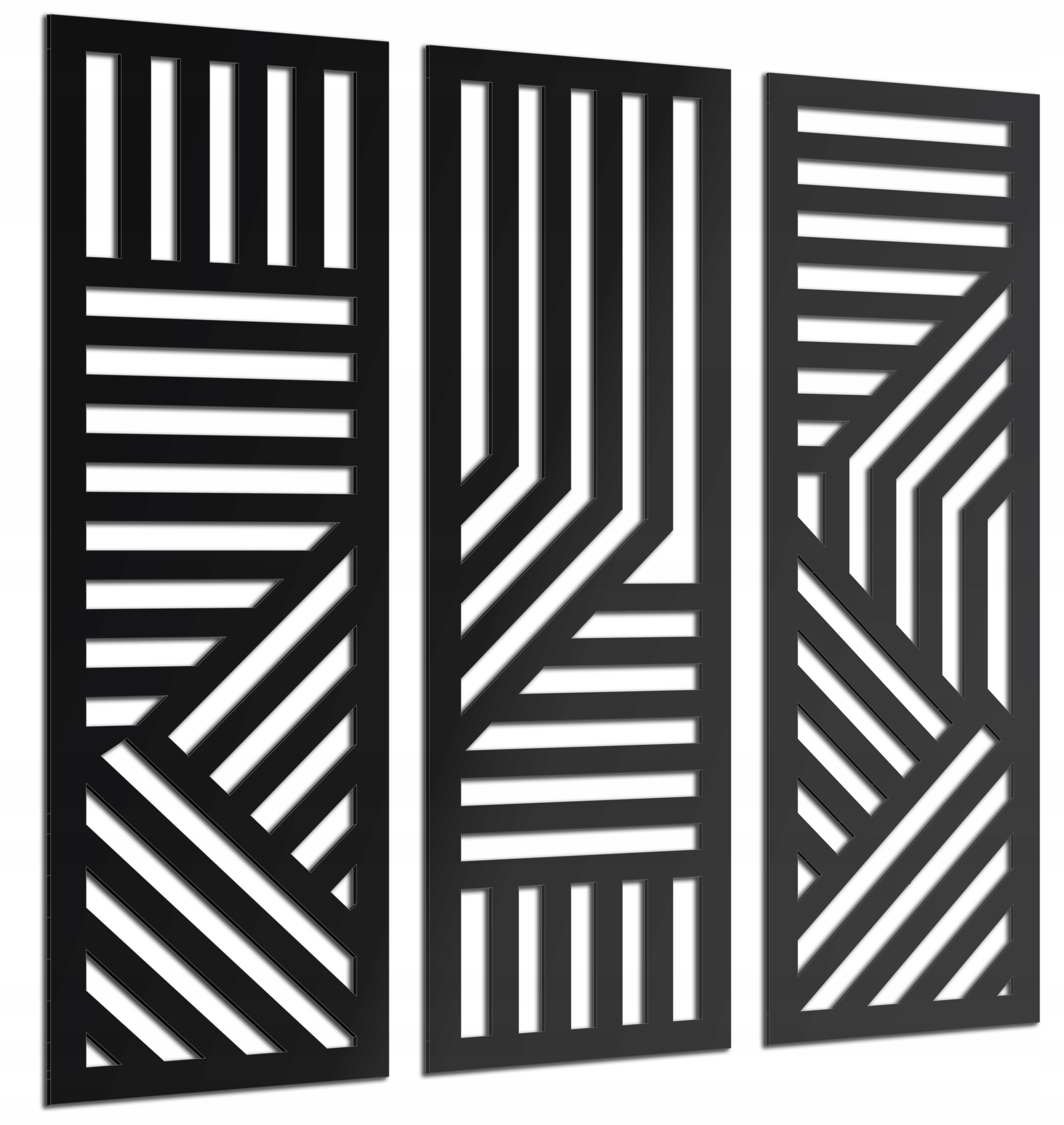 

Obraz ażurowy Dekoracja ścienna Panel geometria 3D