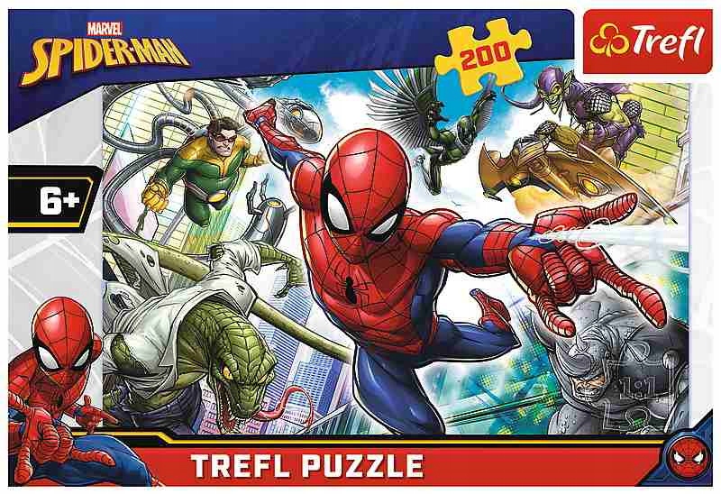 Puzle Marvel Spiderman dla 5 latka 200 elementów! Liczba elementów 200