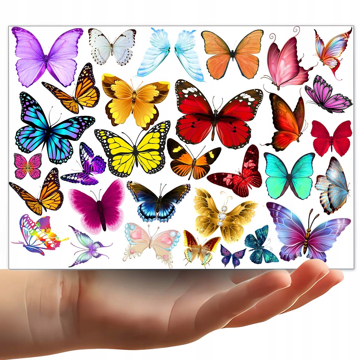 TATUAŻE ZMYWALNE DLA DZIECI MOTYLKI WZORY ORYGINALNE Marka Inna