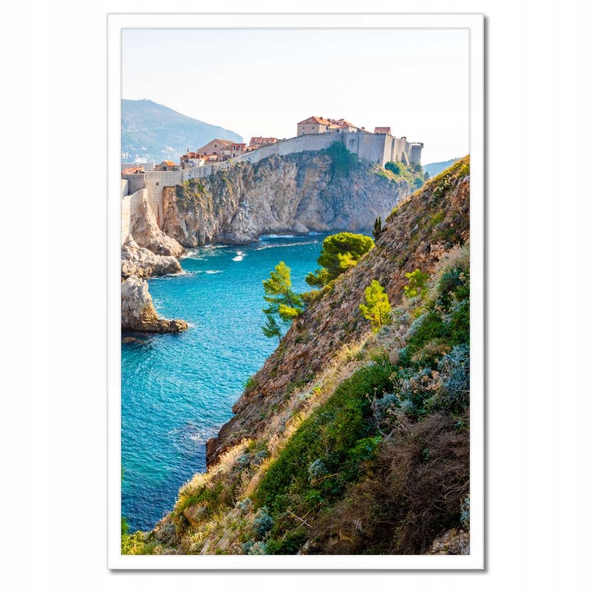 Plakáty v rámu 40x60 Pohled z pevnosti Lovrijenac