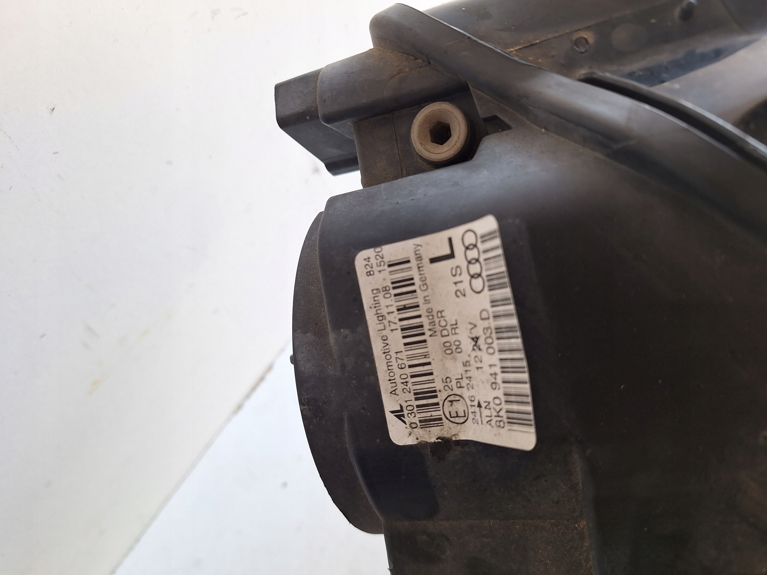 AUDI A4 B8 8K 08-11 light left XENON + support + washer UK