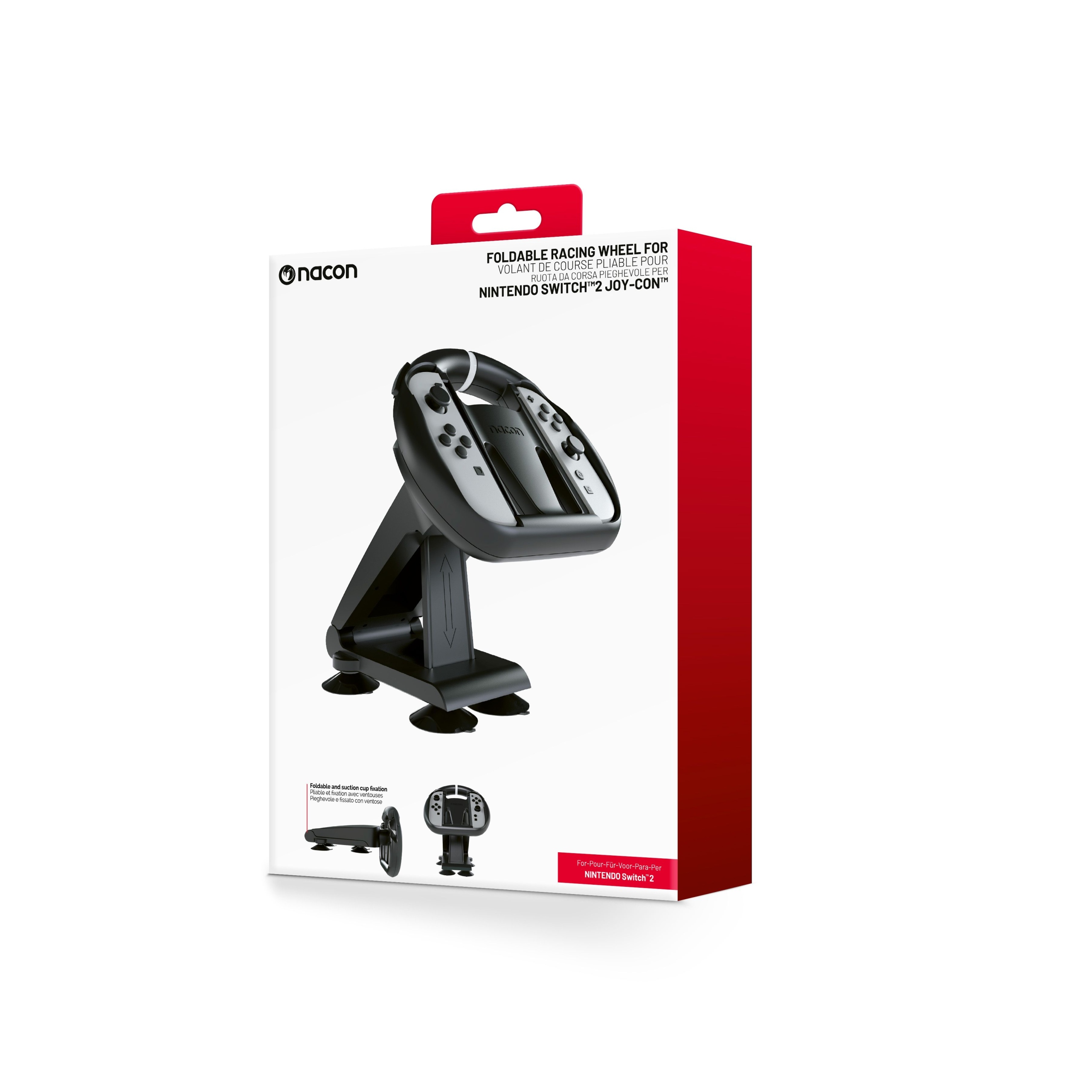 Nacon Składana kierownica do kontrolerów Joy-Con 2 do konsoli Nintendo Switc