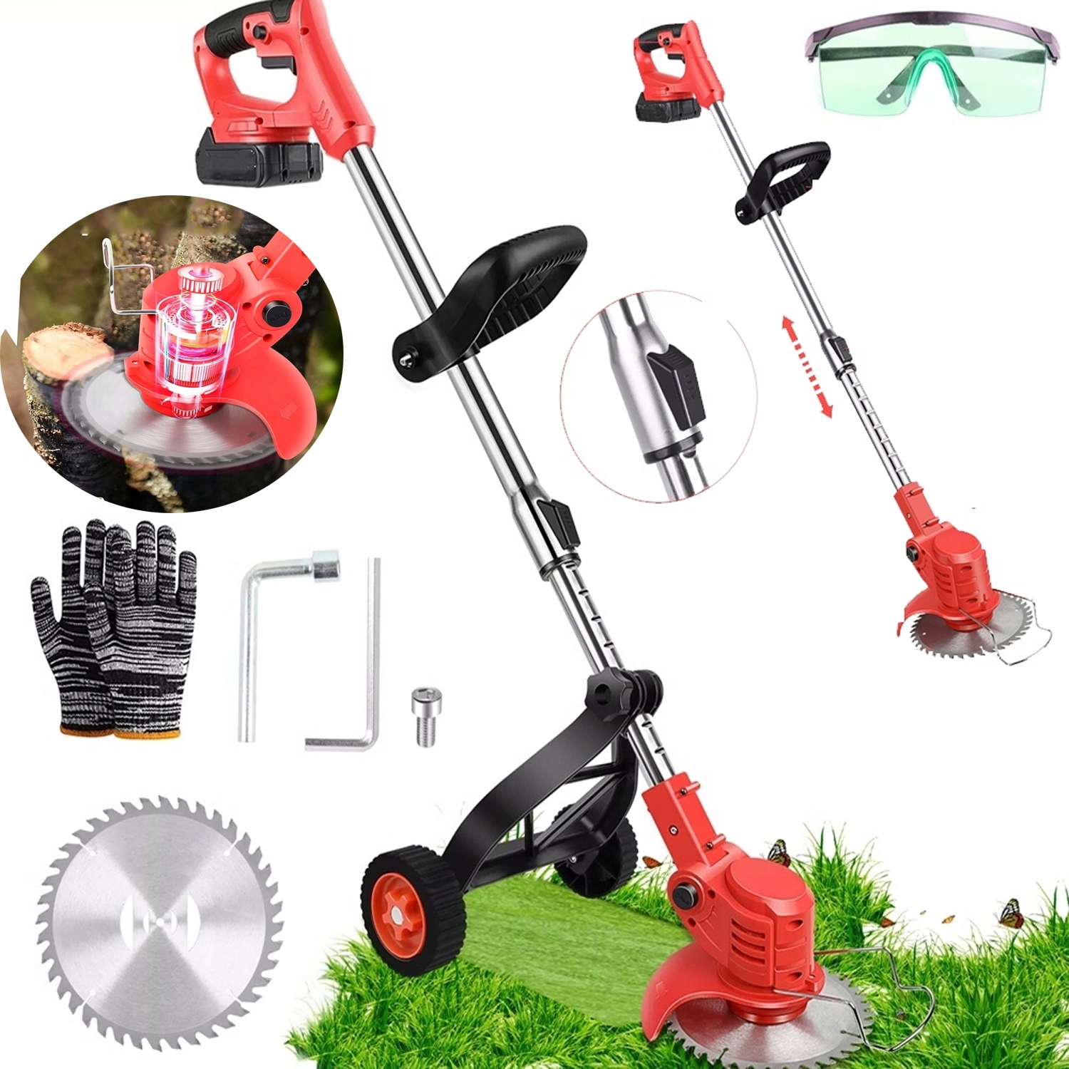 Elektrická Sekačka Na Stříhání Zahrad A Keřů, Záhonů A Cestiček